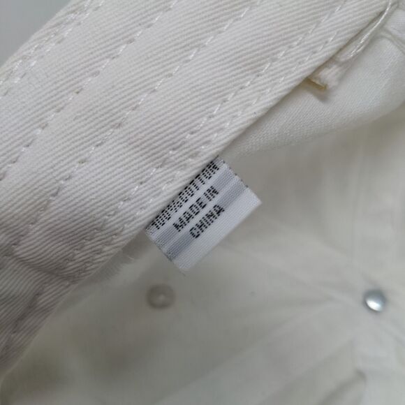 Sam Smith Men's Slideback Hat White Adjustable Embroidered Logo 100% Cotton - Picture 12 of 12